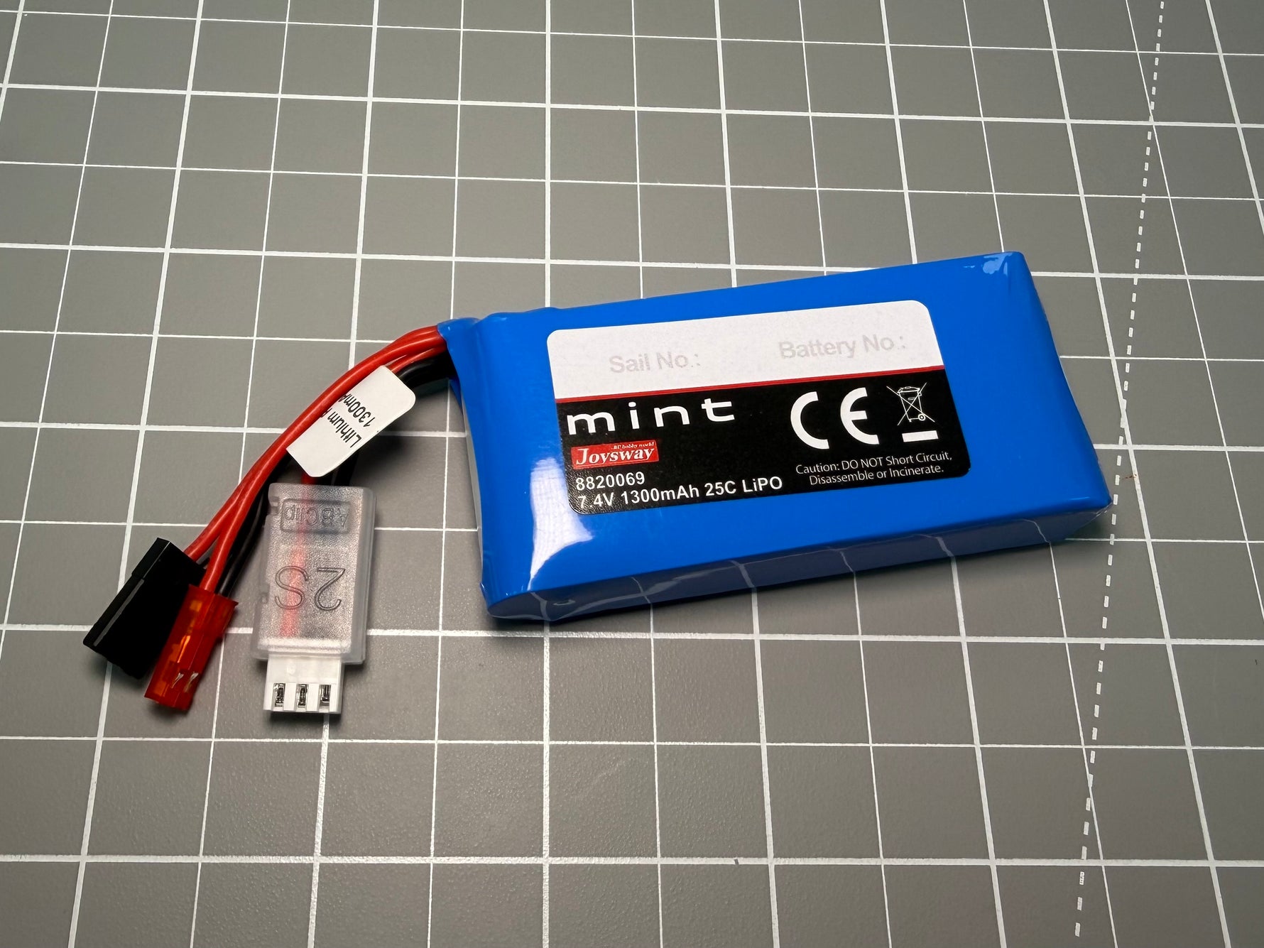 Lipo 7.4v 1300mAh Battery (Mint)