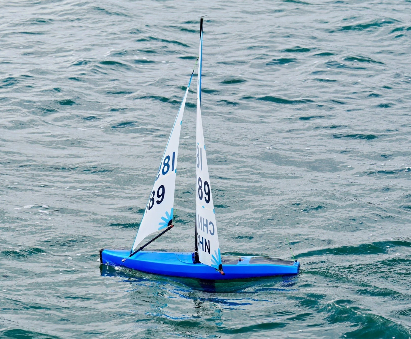 PRE-ORDER DEPOSIT - Complete Mint IOM Sailboat (A rig and sails) (April Delivery)