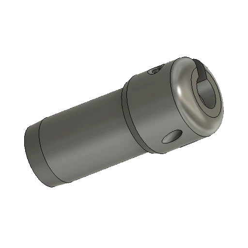 Jib Boom Tack End Fitting with Counterweight Holder