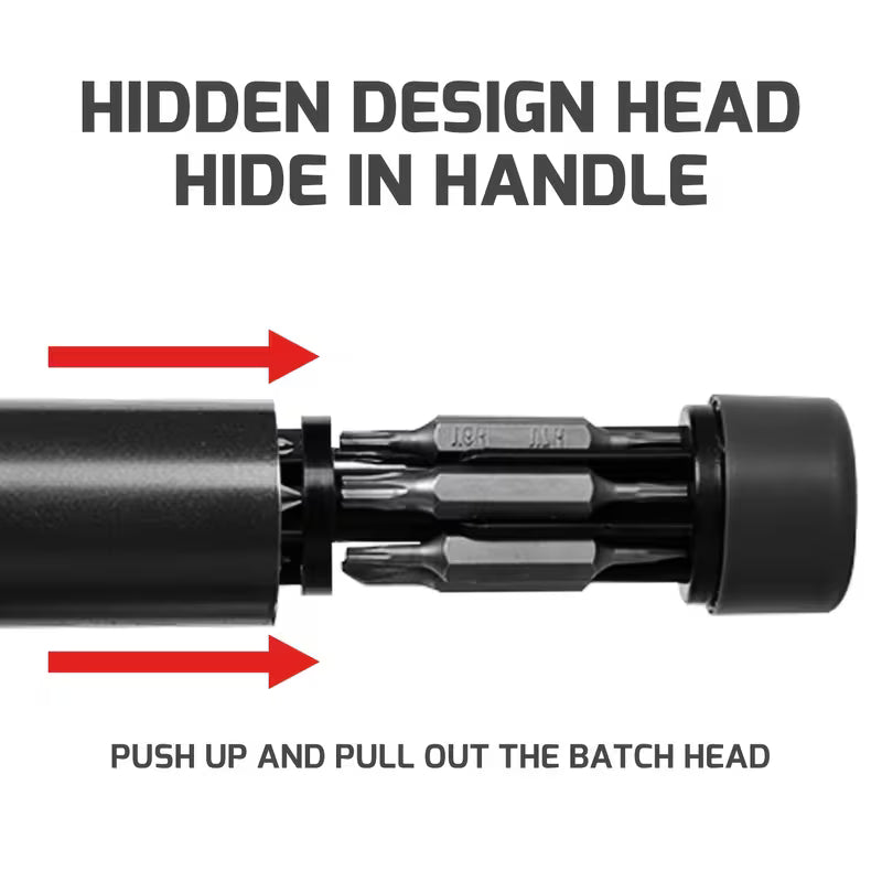 Screwdriver Set - Internal Magnetic Bit Storage