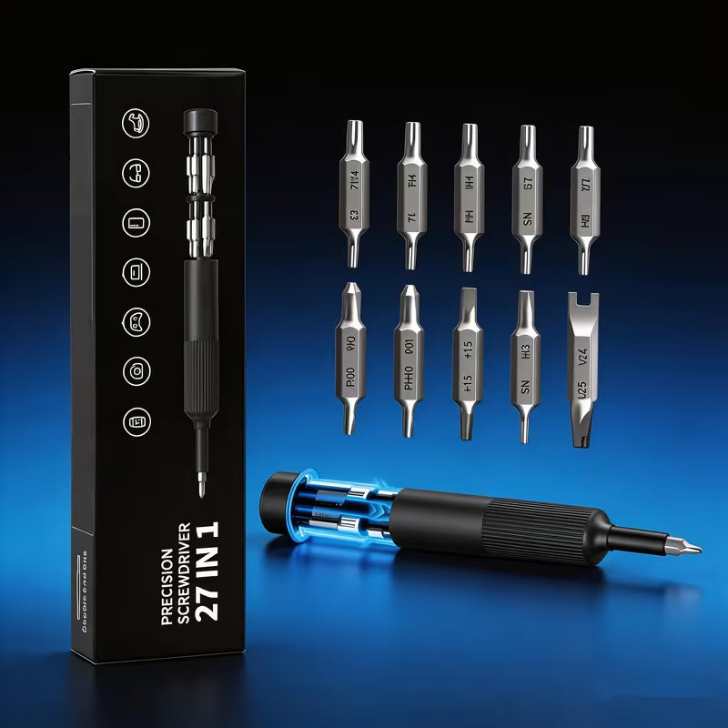 Screwdriver Set - Internal Magnetic Bit Storage