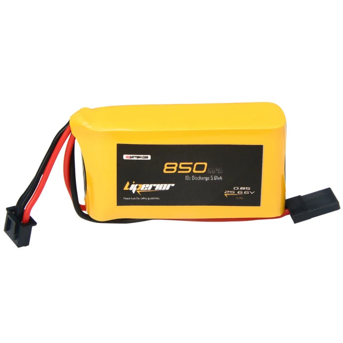 850mAh 2S 10C 6.6V LiFe Battery (DF95)